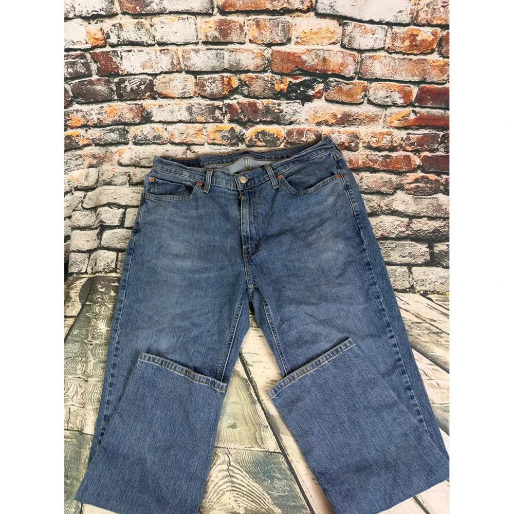 Levi's 541 Athletic Taper Blue Denim Jeans Mens 36x32 Medium Wash